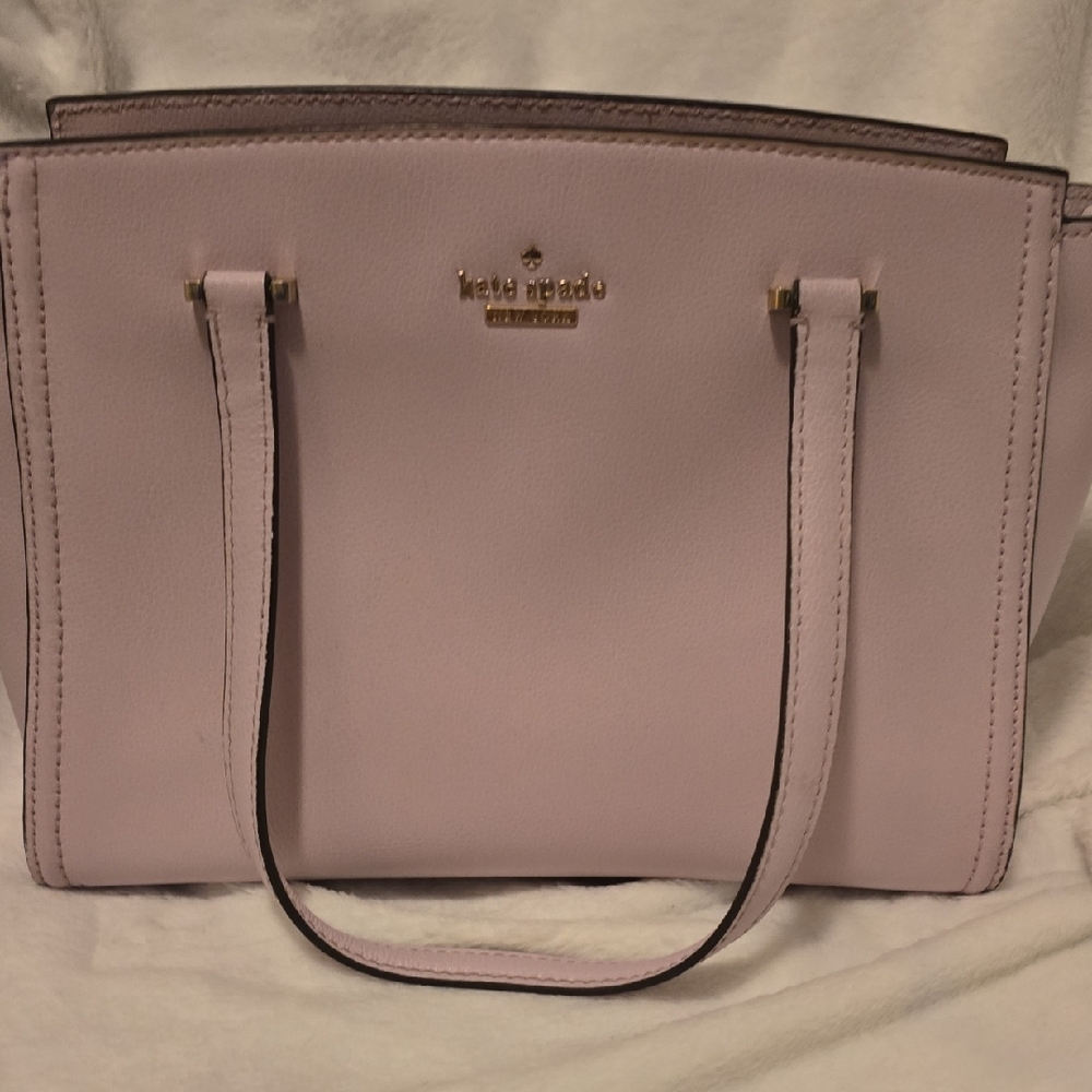 Kate Spade Pink Leather Tote Bag